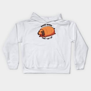 Too Round, can't get up Kids Hoodie